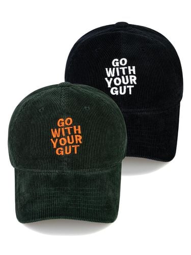 GO WITH YOUR GUT Corduroy Ball Cap - Wick - Modalova