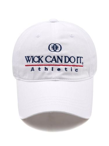 W.CAN DO IT Washed Ball Cap-White - Wick - Modalova