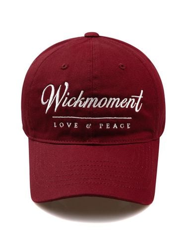 Moment Washed Ball Cap-Burghandy - Wick - Modalova