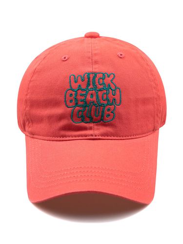 BEACH CLUB WASHED BALL CAP-Indipink - Wick - Modalova