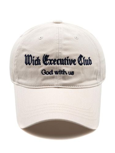 EXECUTIVE CLUB GOD WITH US WASHED Ball Cap - Wick - Modalova