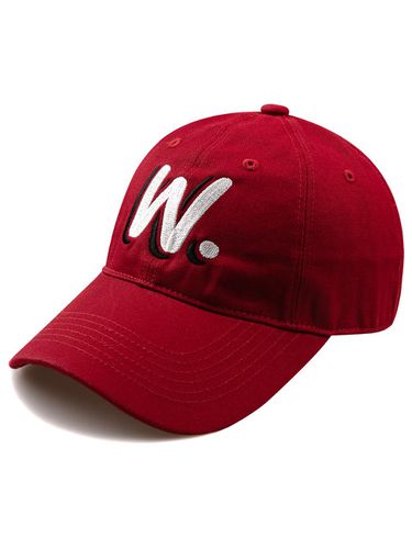 WSHADOW Washed Ball Cap-Red - Wick - Modalova