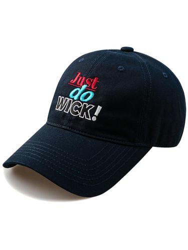 Just do WICK Washed Ball Cap-Navy - Wick - Modalova