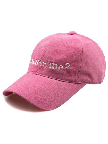 Excuse me Pigment Ball Cap-Pink - Wick - Modalova