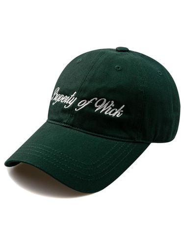 Wide Property Washed Ball Cap-Dark Green - Wick - Modalova