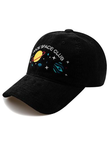 SPACE CLUB Corduroy Ball Cap-Black - Wick - Modalova