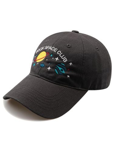 SPACE CLUB WASHED BALL CAP-Charcoal - Wick - Modalova