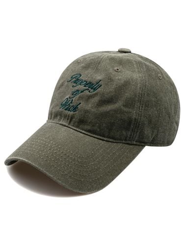 Length Property Pigment Ball Cap-Khaki - Wick - Modalova