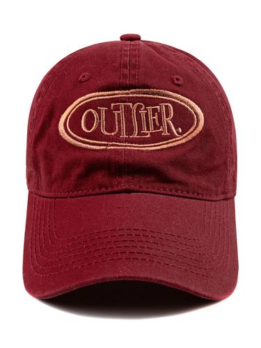 OUTLIER WASHED BALL CAP-BURGANDY - Wick - Modalova