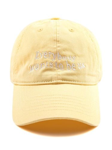 Everybody Wave Washed Ball Cap-Yellow - Wick - Modalova