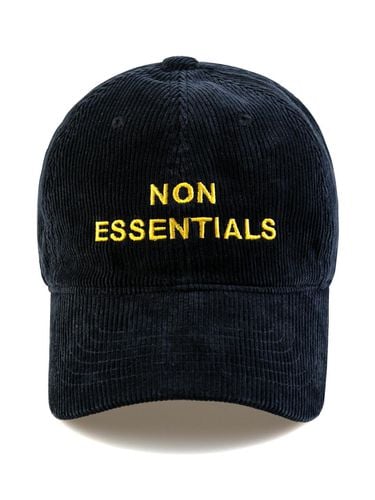 NON ESSENTIALS Corduroy Ball Cap-Navy - Wick - Modalova