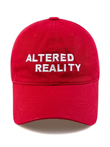 ALTERED REALITY WASHING BALL CAP-Red - Wick - Modalova