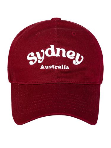 Sydney AUSTRALIA Washed Ball Cap-Bugandy - Wick - Modalova