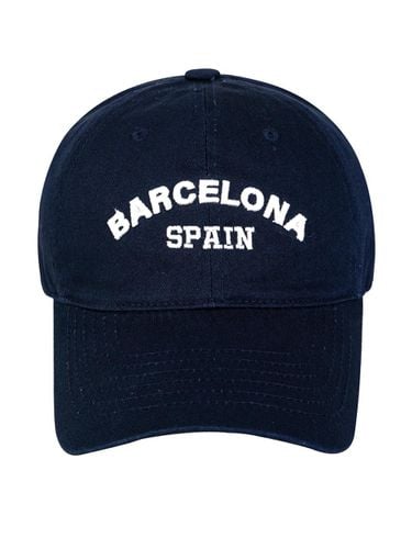 BARCELONA SPAIN Washed Ball Cap-Navy - Wick - Modalova