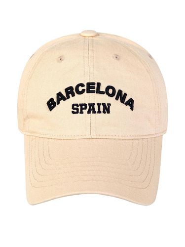 BARCELONA SPAIN Washed Ball Cap-Beige - Wick - Modalova