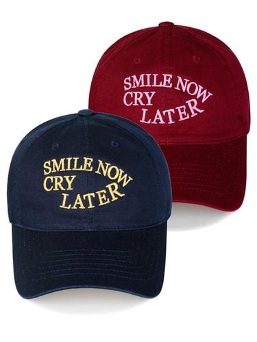 SMILE & CRY WASHED BALL CAP - Wick - Modalova