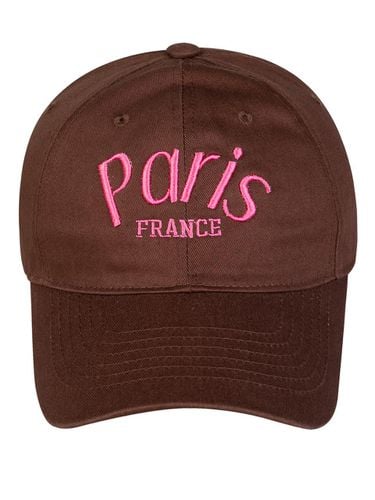 Paris FRANCE Washed Ball Cap-Brown - Wick - Modalova