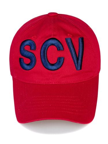 SCV Washed Ball Cap-Red - Wick - Modalova