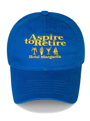 Hotel Washed Ball Cap-Blue - Wick - Modalova