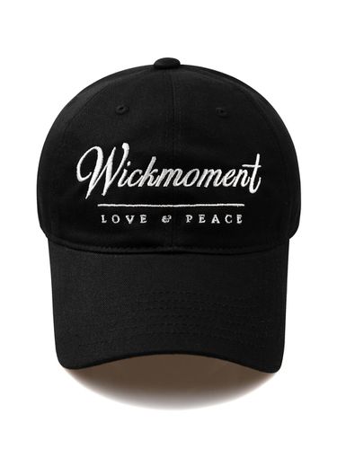 Moment Washed Ball Cap-Black - Wick - Modalova