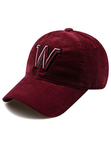 W CAPITAL Corduroy Ball Cap-Bugandy - Wick - Modalova