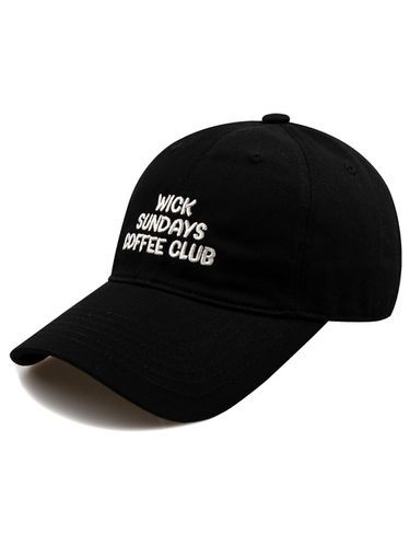 SUNDAYS CLUB Washed Ball Cap-Black - Wick - Modalova