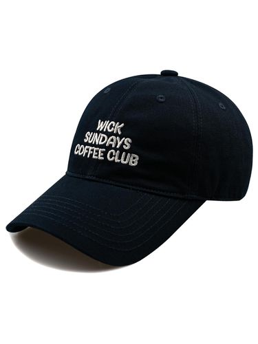 SUNDAYS CLUB Washed Ball Cap-Navy - Wick - Modalova