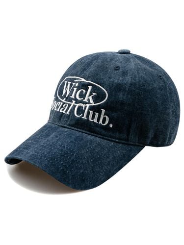 Social Club Pigment Ball Cap-Blue - Wick - Modalova