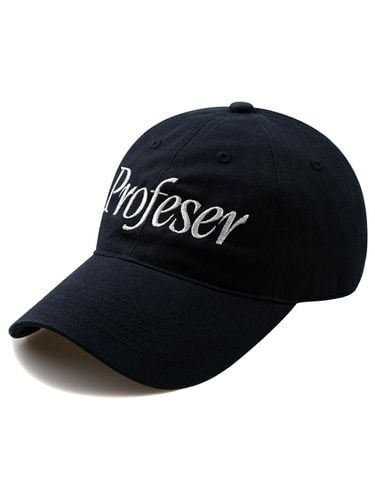 Profeser Washed Ball Cap-Navy - Wick - Modalova