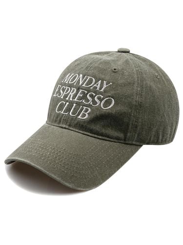 MONDAY CLUB Pigment Ball Cap-Khaki - Wick - Modalova