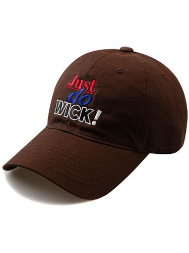 Just do WICK Washed Ball Cap-Brown - Wick - Modalova