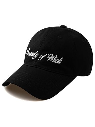 Wide Property Washed Ball Cap-Black - Wick - Modalova