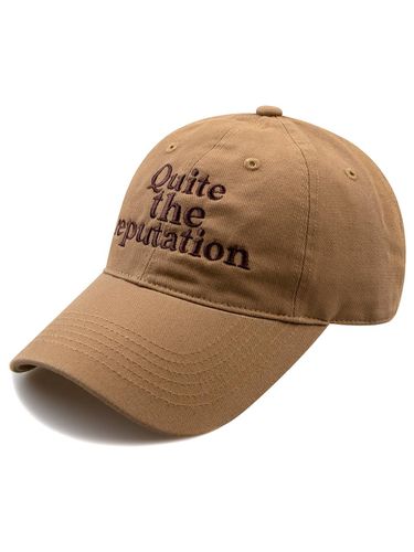 Quite Washed Ball Cap-Dark Beige - Wick - Modalova