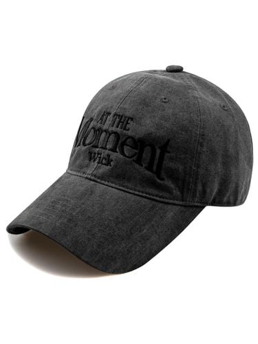 AT THE Moment Pigment Ball Cap-Charcoal - Wick - Modalova