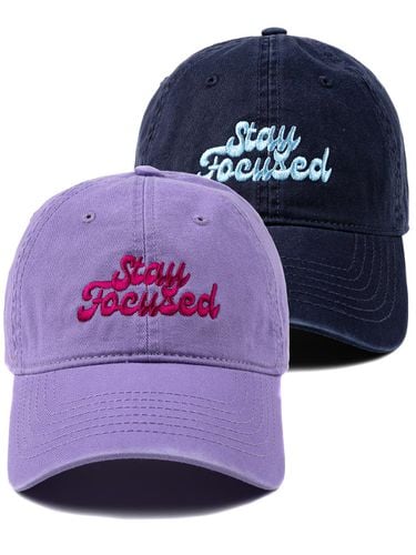 Stay focused washed ball cap - Wick - Modalova