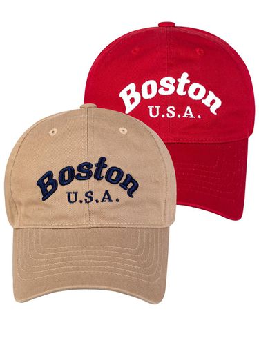 Boston U.S.A. Washed Ball Cap - Wick - Modalova