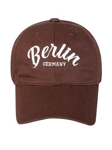 Berlin GREMANY Washed Ball Cap-Brown - Wick - Modalova