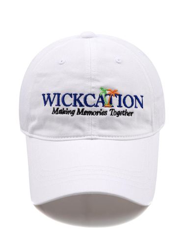 WICKCATION Washed Ball Cap-White - Wick - Modalova