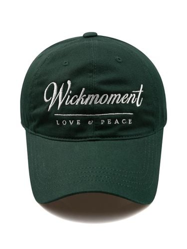 Moment Washed Ball Cap-Dark Green - Wick - Modalova