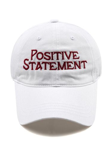 STATEMENT Washed Ball Cap-White - Wick - Modalova