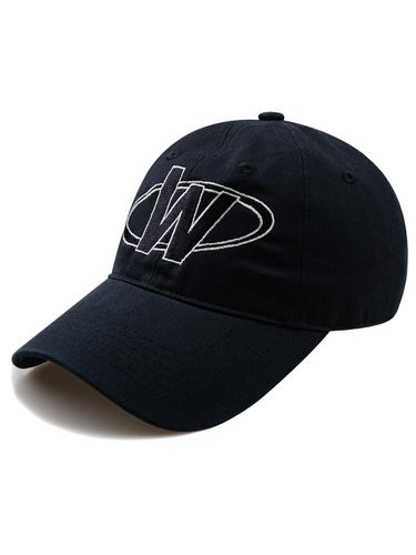 W ELLIPTIC Washed Ball Cap-Navy - Wick - Modalova