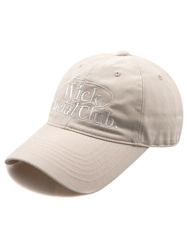 Social Club Washed Ball Cap - Wick - Modalova