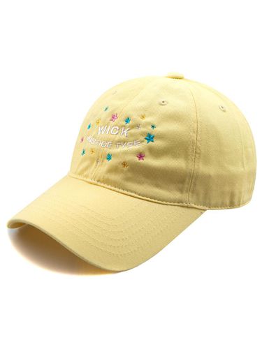 JUSTICE Type Washed Ball Cap-Yellow - Wick - Modalova