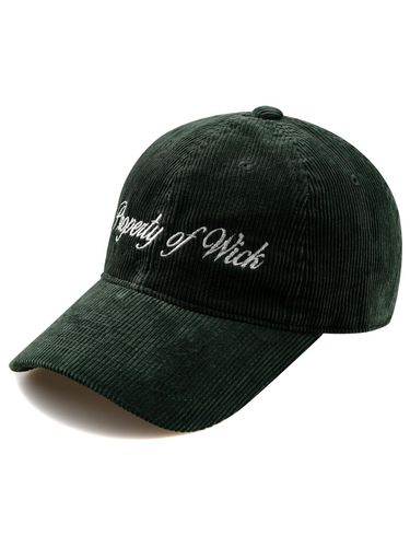 Wide Property Corduroy Ball Cap - Teal - Wick - Modalova