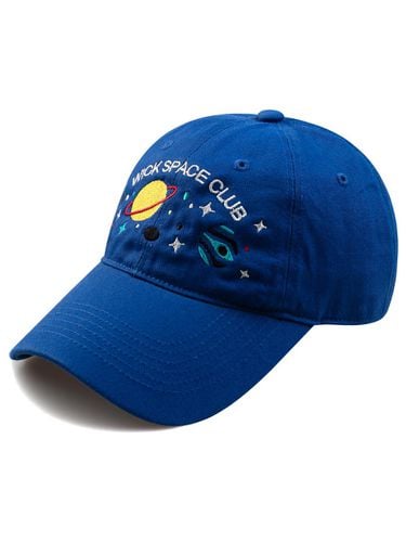 SPACE CLUB WASHED BALL CAP-Blue - Wick - Modalova