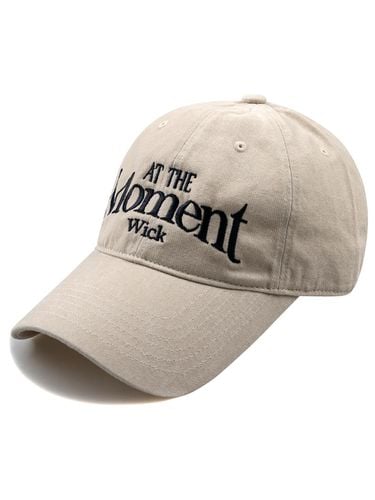 AT THE Moment Pigment Ball Cap-Beige - Wick - Modalova