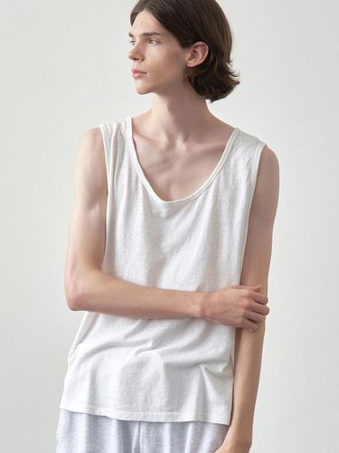 Cossnock Men's hemp Basic Sleeveless T-shirt - KOZNOK - Modalova