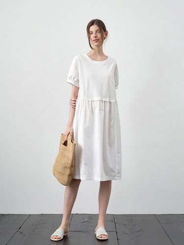 Levan pocket short-sleeved dress - KOZNOK - Modalova