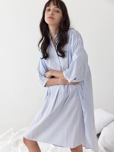 Cozy Stripe Dress Pajamas - KOZNOK - Modalova