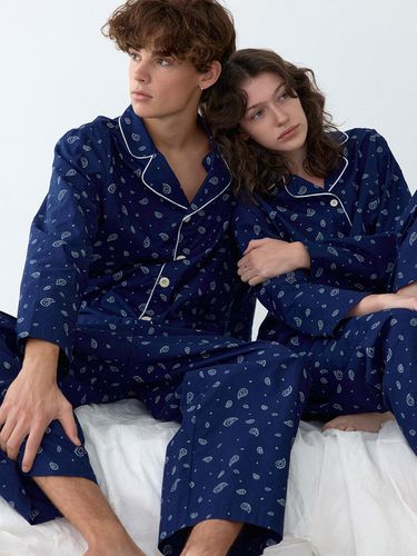 Paisley Pajamas Set - KOZNOK - Modalova